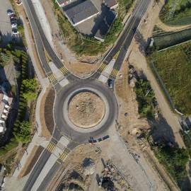 powiększ zdjęcie: Zobacz, jak przebiegają prace na budowie zbiorczej drogi południowej