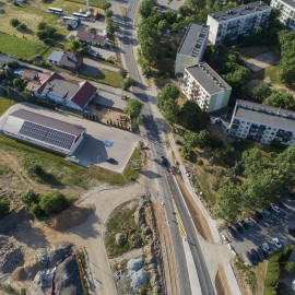 powiększ zdjęcie: Zobacz, jak przebiegają prace na budowie zbiorczej drogi południowej