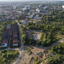 powiększ zdjęcie: Zobacz, jak przebiegają prace na budowie zbiorczej drogi południowej