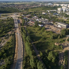 powiększ zdjęcie: Zobacz, jak przebiegają prace na budowie zbiorczej drogi południowej