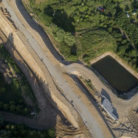 powiększ zdjęcie: Zobacz, jak przebiegają prace na budowie zbiorczej drogi południowej