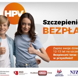 Bezpłatne szczepienia dla dzieci przeciw HPV