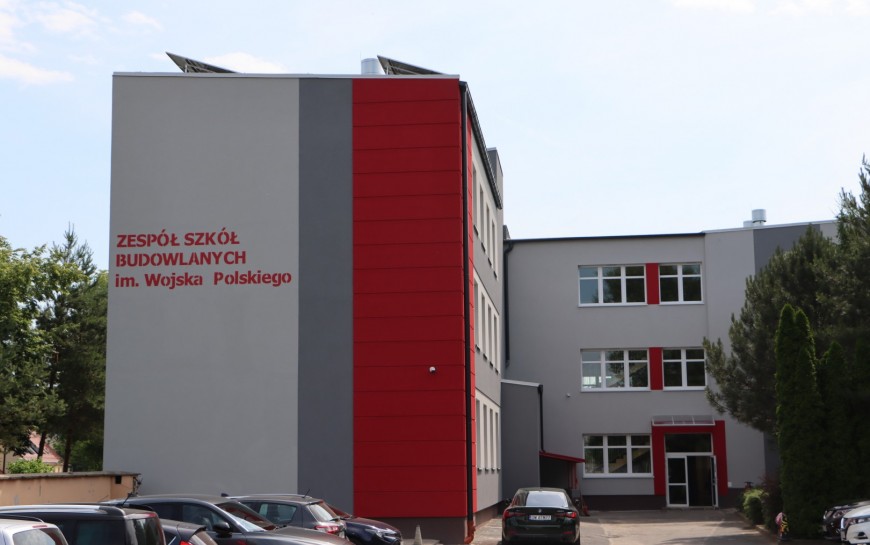 Termomodernizacja Zespołu Szkół Budowlanych już zakończona