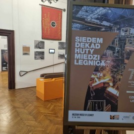 powiększ zdjęcie: Muzeum Miedzi zaprasza na wystawę Siedem dekad Huty Miedzi Legnica