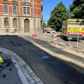powiększ zdjęcie: Przebudowa ul.Pocztowej. Zobacz jak przebiegają prace