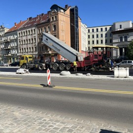 powiększ zdjęcie: Przebudowa ul.Pocztowej. Zobacz jak przebiegają prace