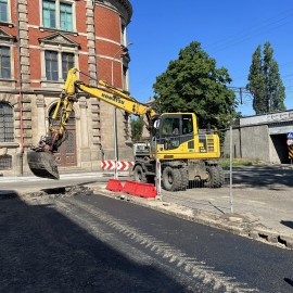 powiększ zdjęcie: Przebudowa ul.Pocztowej. Zobacz jak przebiegają prace