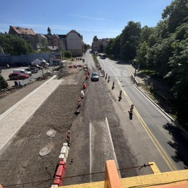 powiększ zdjęcie: Przebudowa ul.Pocztowej. Zobacz jak przebiegają prace