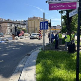 powiększ zdjęcie: Przebudowa ul.Pocztowej. Zobacz jak przebiegają prace
