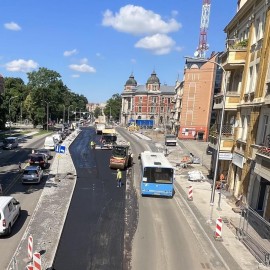 Przebudowa ul.Pocztowej. Zobacz jak przebiegają prace