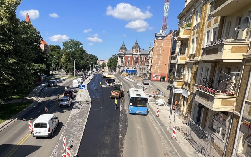 Przebudowa ul.Pocztowej. Zobacz jak przebiegają prace