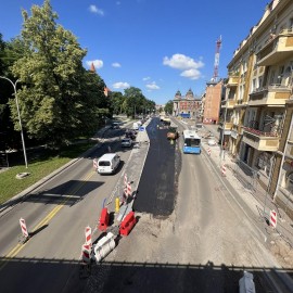 powiększ zdjęcie: Przebudowa ul.Pocztowej. Zobacz jak przebiegają prace