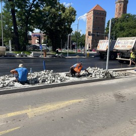 powiększ zdjęcie: Przebudowa ul.Pocztowej. Zobacz jak przebiegają prace
