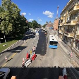 powiększ zdjęcie: Przebudowa ul.Pocztowej. Zobacz jak przebiegają prace