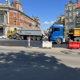 powiększ zdjęcie: Przebudowa ul.Pocztowej. Zobacz jak przebiegają prace