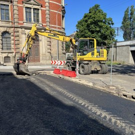 powiększ zdjęcie: Przebudowa ul.Pocztowej. Zobacz jak przebiegają prace