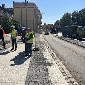 powiększ zdjęcie: Przebudowa ul.Pocztowej. Zobacz jak przebiegają prace
