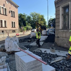 powiększ zdjęcie: Przebudowa ul.Pocztowej. Zobacz jak przebiegają prace