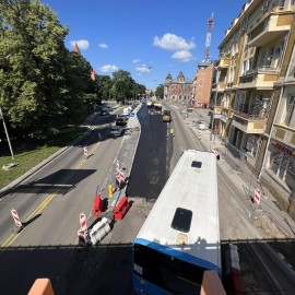 powiększ zdjęcie: Przebudowa ul.Pocztowej. Zobacz jak przebiegają prace