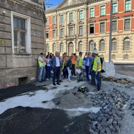 powiększ zdjęcie: Przebudowa ul.Pocztowej. Zobacz jak przebiegają prace