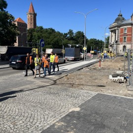 powiększ zdjęcie: Przebudowa ul.Pocztowej. Zobacz jak przebiegają prace