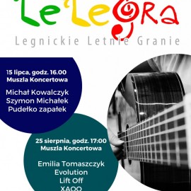 Legnickie Letnie Granie powraca już w sobotę. Spotykamy się w parku