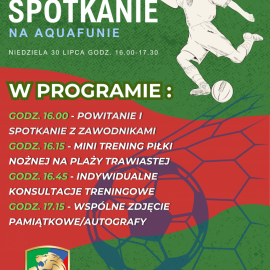 Mini Olimpiada na AquaFun z piłkarzami Miedzianki  