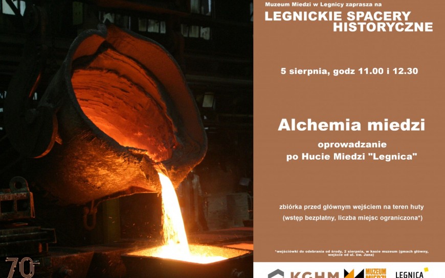 Alchemia Miedzi - zapraszamy na kolejny spacer historyczny