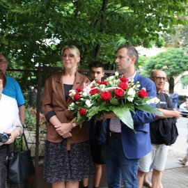 powiększ zdjęcie: Uczciliśmy 79 rocznicę Powstania Warszawskiego