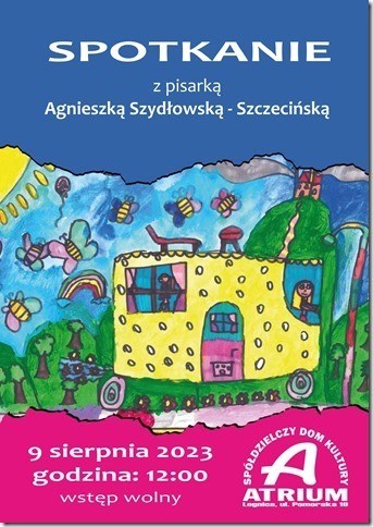 Zapraszamy na spotkanie z pisarką i dziennikarką Agnieszką Szydłowską-Szczecińską