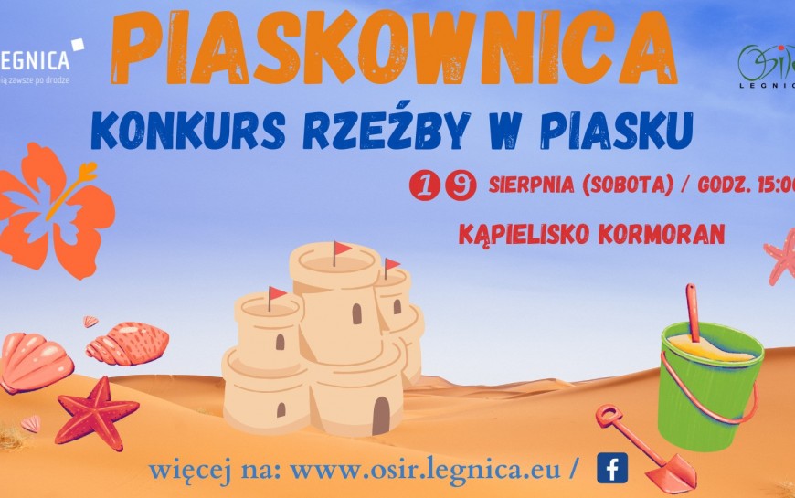 Zbliża się konkurs rzeźby w piasku. Zarezerwuj czas na 19 sierpnia