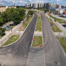 powiększ zdjęcie: Już niebawem zakończy się przebudowa ulicy Sikorskiego
