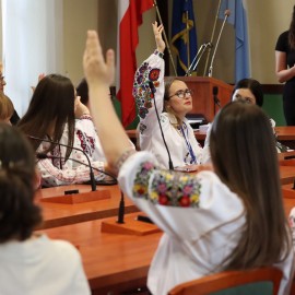 powiększ zdjęcie: Studenci z Drohobycza w Legnicy