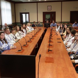 powiększ zdjęcie: Studenci z Drohobycza w Legnicy