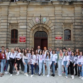 powiększ zdjęcie: Studenci z Drohobycza w Legnicy