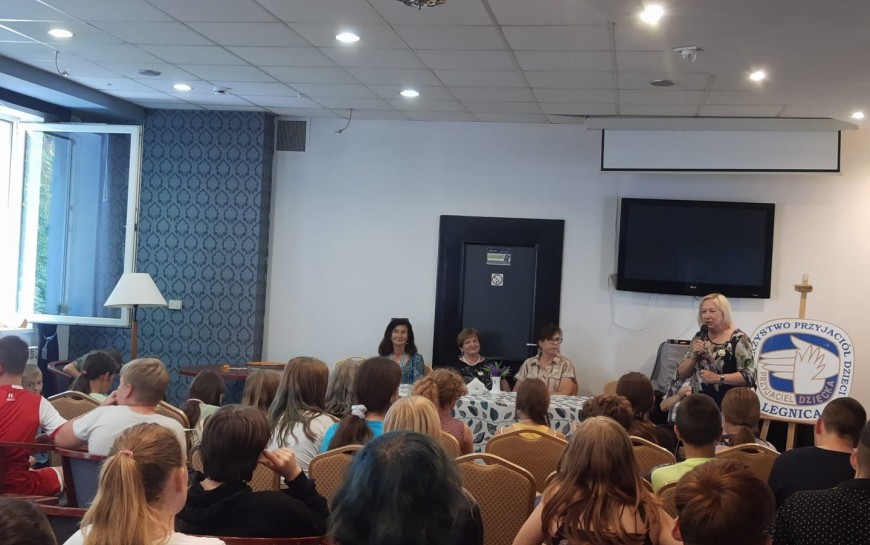 Wizyta na kolonii letniej TPD w Kudowie-Zdroju