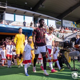 powiększ zdjęcie: Legnica gościła reprezentację U-20 Polska-Niemcy