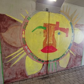 powiększ zdjęcie: W Legnicy powstaje słoneczna mozaika