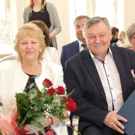 Legnickie małżeństwa świętowały Złote Gody w Sali Królewskiej Akademii Rycerskiej