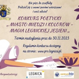 Legnicka Jesień Miedziana: Konkurs Poetycki o magicznej Legnicy