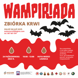 powiększ zdjęcie: Wampiriada w Hucie Miedzi Legnica