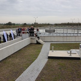 powiększ zdjęcie: Nowa inwestycja na terenie legnickiej oczyszczalni ścieków