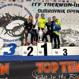 powiększ zdjęcie: Sukces Legnickiego Klubu Taekwon-do na międzynarodowym turnieju w Dubrowniku
