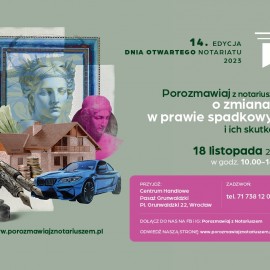 Dzień Otwarty Notariatu: Zapytaj notariusza o zmiany w prawie spadkowym