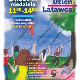 powiększ zdjęcie: Namalowały latawce, które trafiły na miejskie plakaty