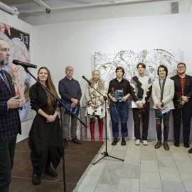 powiększ zdjęcie: Najwyższy laur dla Nikity Krzyżanowskiej podczas Przeglądu Malarstwa Młodych