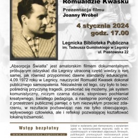 Absorpcja Światła film o nauczycielu Romualdzie Kwasku