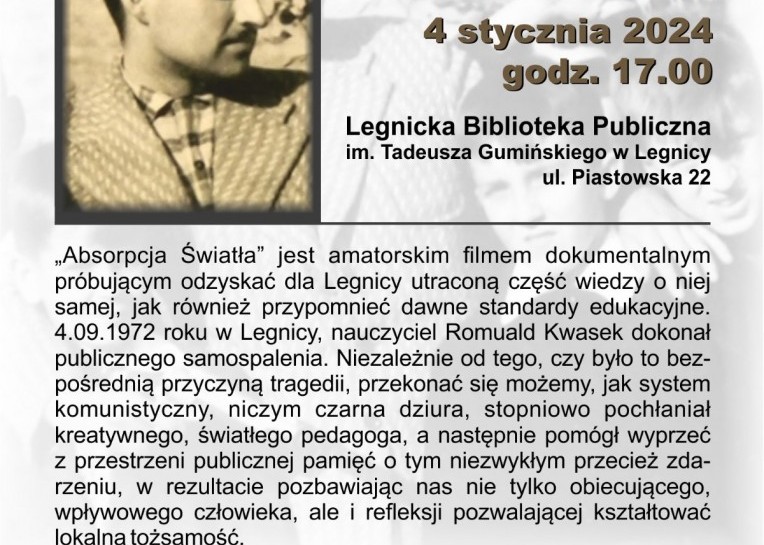 Absorpcja Światła film o nauczycielu Romualdzie Kwasku