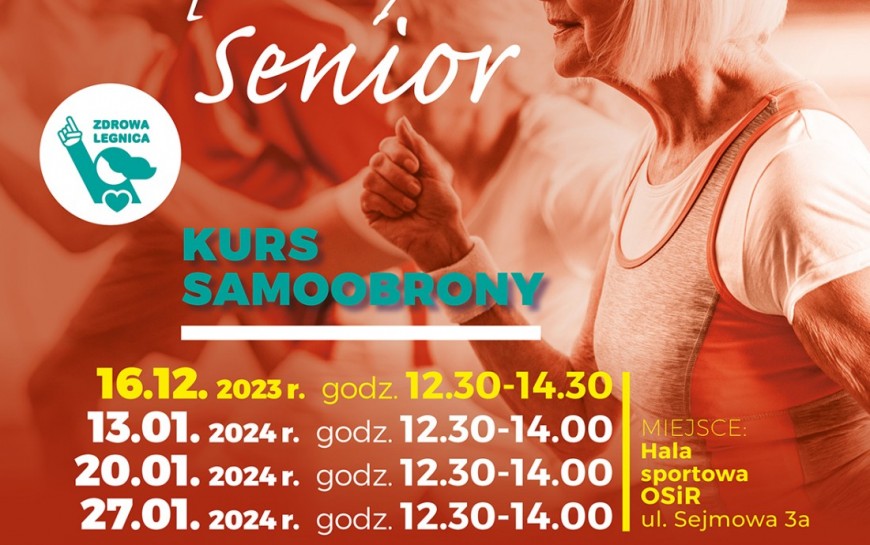 Bezpieczny Senior: Kurs samoobrony 13 stycznia
