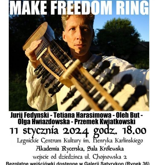 Zapraszamy na koncert Kobzarskiej Armady. Usłyszymy tradycyjną ukraińską muzykę